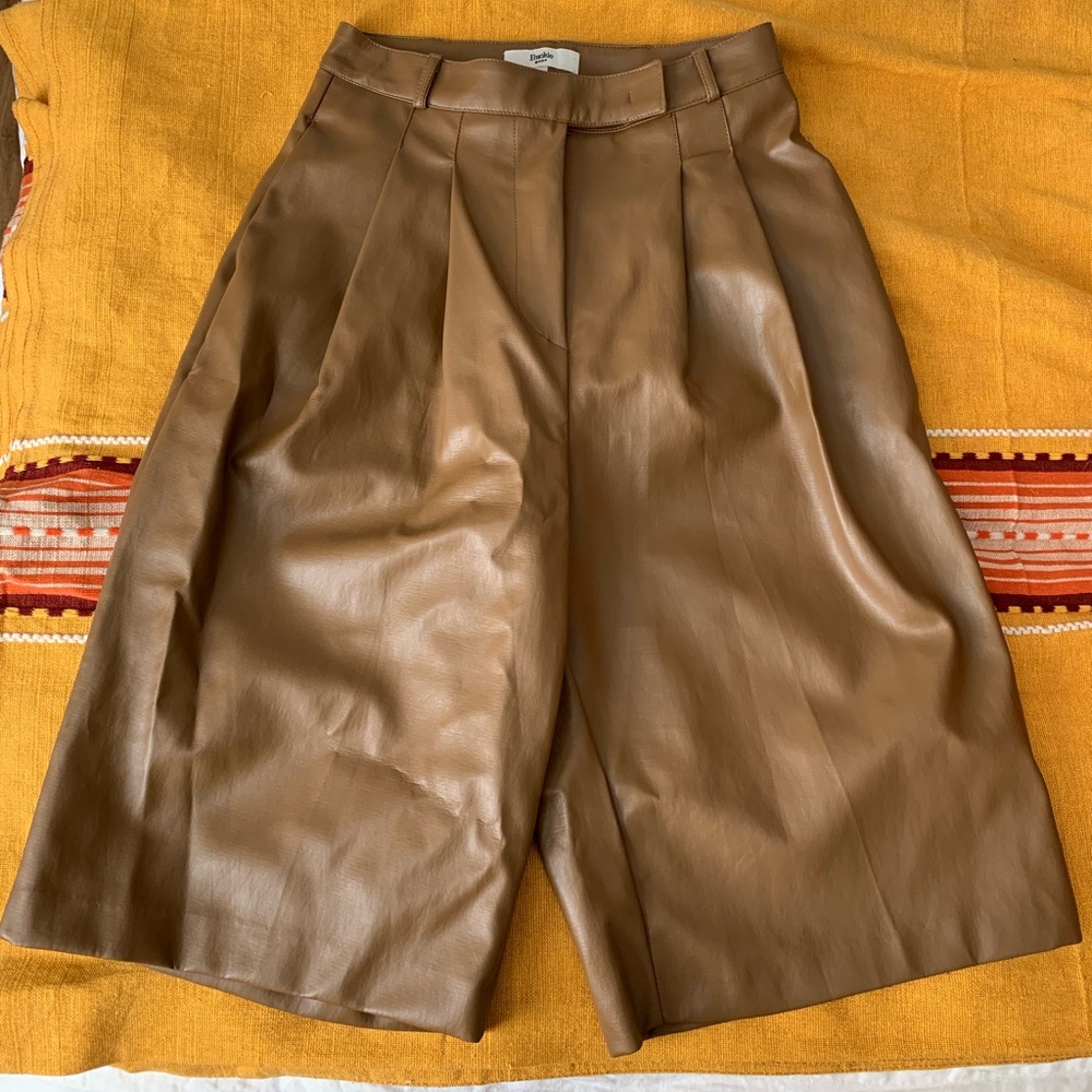 The Frankie Shop Vegan Leather Short